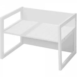 Banc enfant 2 en 1 blanc