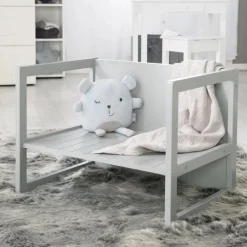 Banc enfant 2 en 1 gris