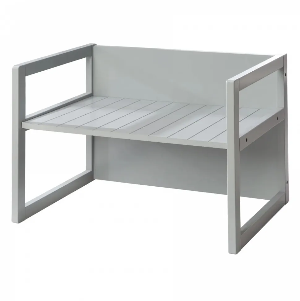 Banc enfant 2 en 1 gris