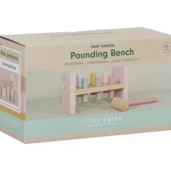 Banc à marteler en bois fsc - fairy garden