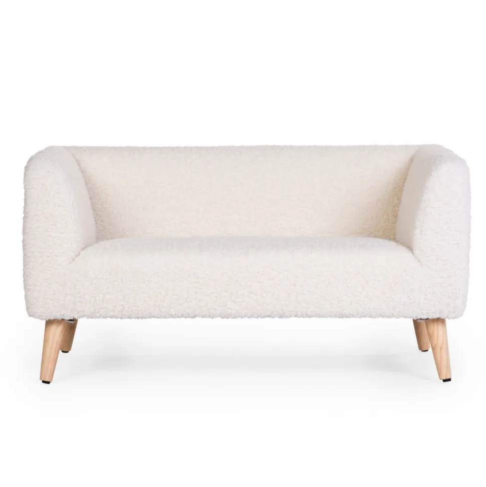 Banc pour enfants teddy blanc