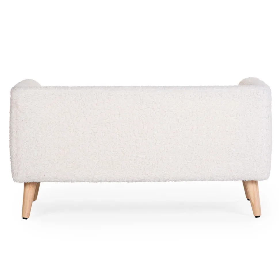 Banc pour enfants teddy blanc
