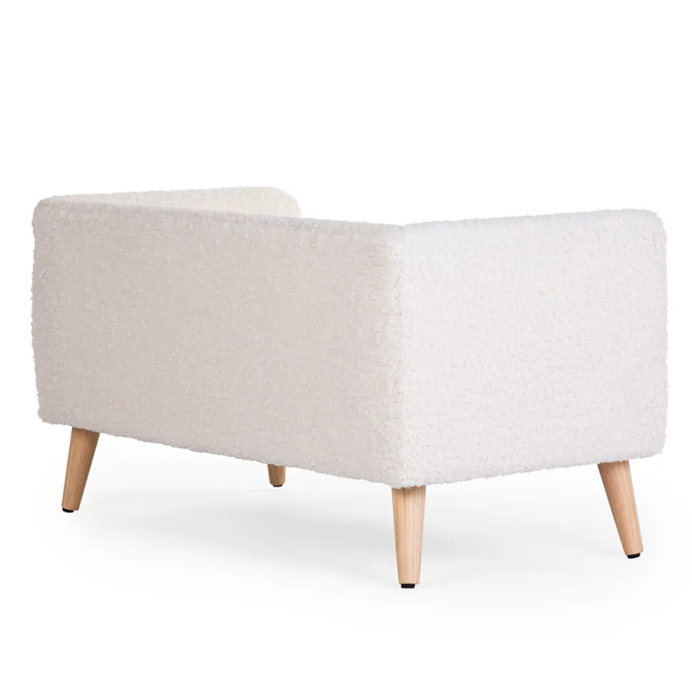 Banc pour enfants teddy blanc