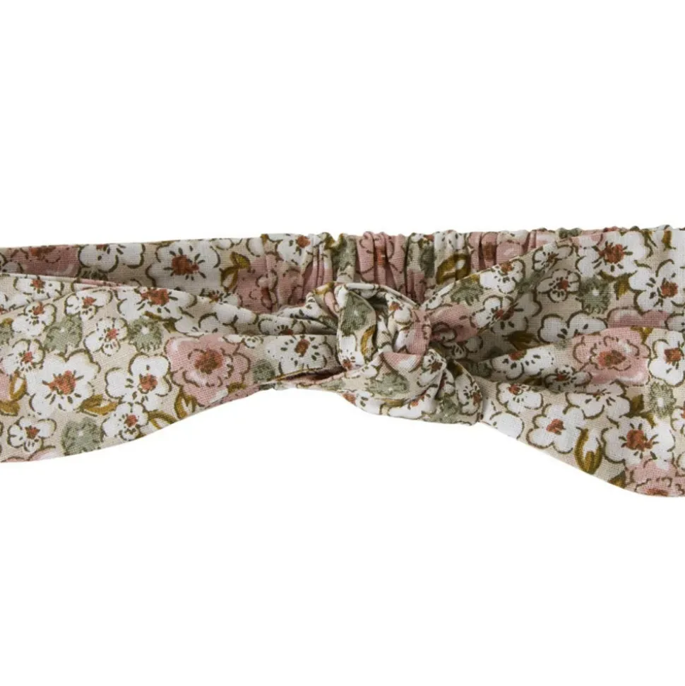 Bandeau élastiqué à nouer - gaze imprimé liberty