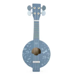 Banjo en bois - bleu