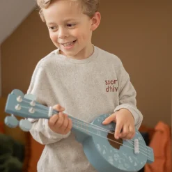 Banjo en bois - bleu