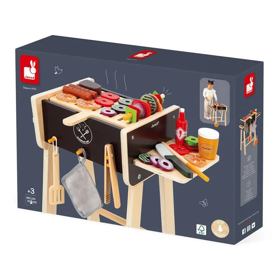Barbecue en bois pour enfant