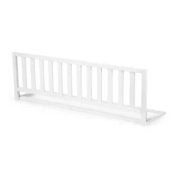 Barriere de lit universelle hêtre blanche 120 cm