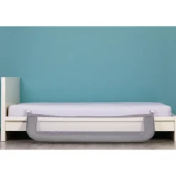 Barrière de lit bébé 60x150 cm lara gris