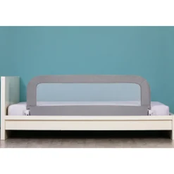 Barrière de lit bébé 60x150 cm lara gris