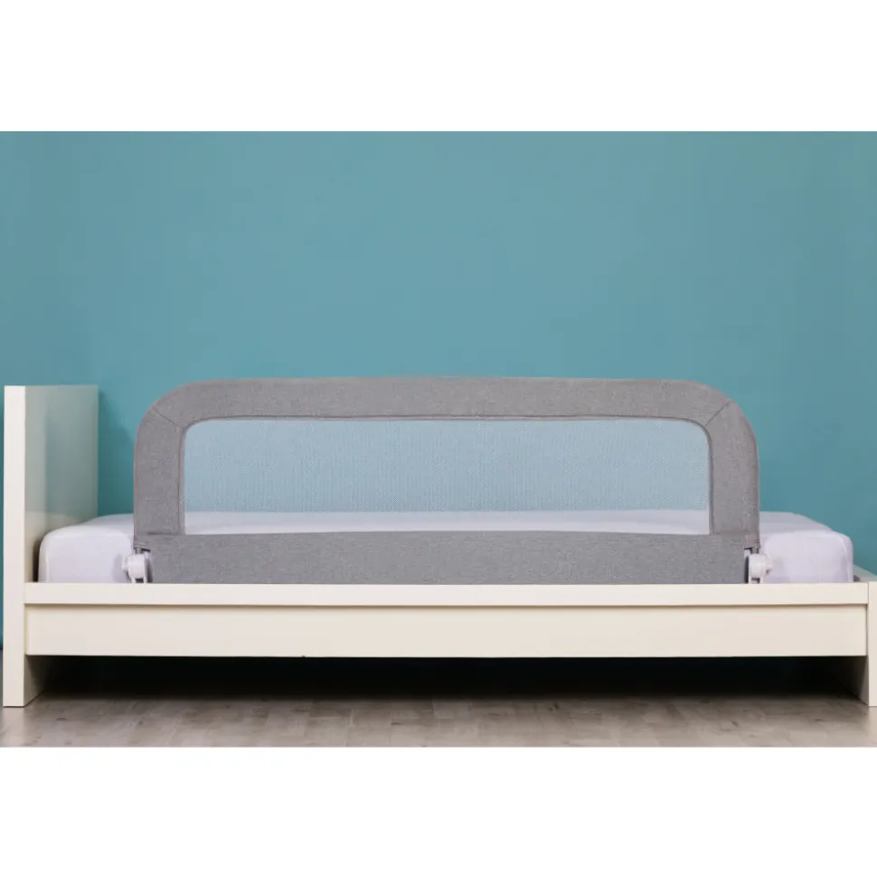 Barrière de lit bébé 60x150 cm lara gris
