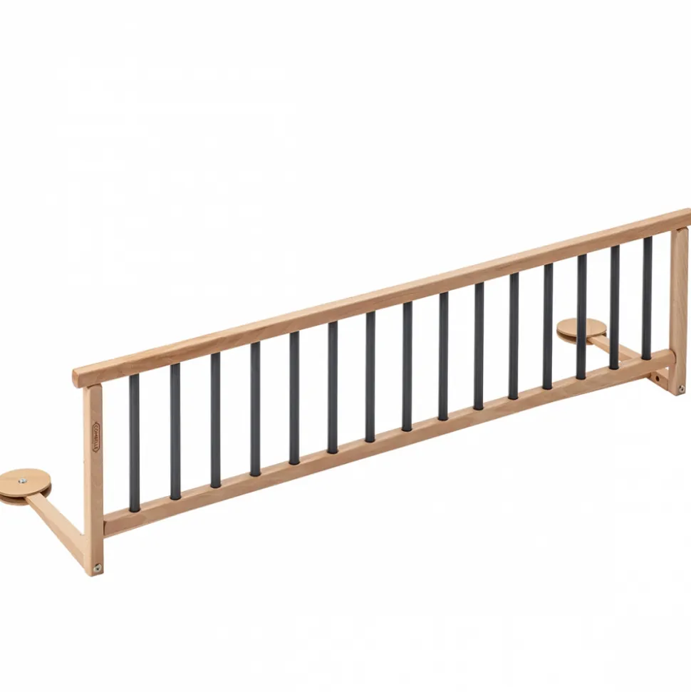 Barrière de lit enfant bois 35 x 127 cm audrey anthracite