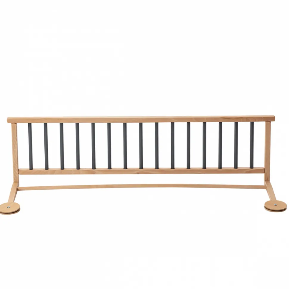 Barrière de lit enfant bois 35 x 127 cm audrey anthracite