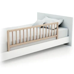 Barrière de lit enfant essentiel hêtre brut