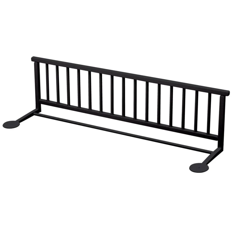 Barrière de lit 35x127cm laque noir