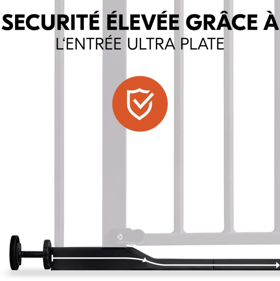 Barrière d'escalier clear step autoclose 2 black