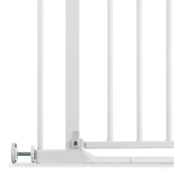 Barrière d'escalier clear step 2 avec extension +9 cm white