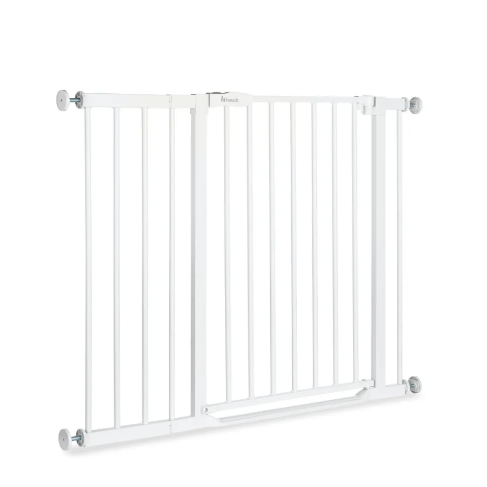 Barrière d'escalier clear step 2 avec extension +9 cm white