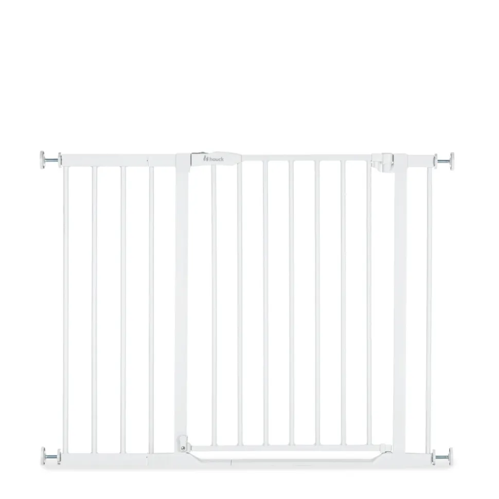 Barrière d'escalier clear step 2 avec extension +9 cm white