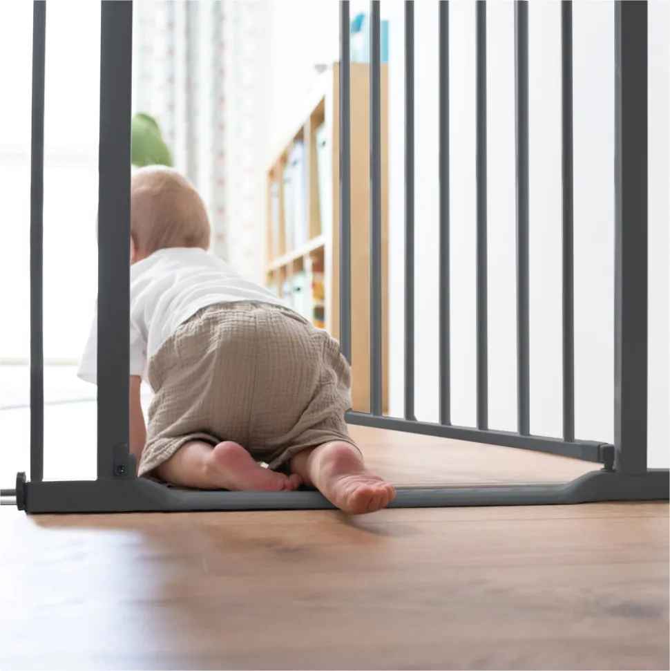 Barrière d'escalier clear step 2 dark-grey
