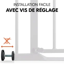 Barrière d'escalier clear step 2 dark-grey
