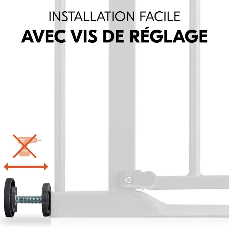 Barrière d'escalier clear step 2 dark-grey