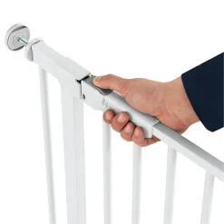 Barrière d'escalier clear step autoclose 2 avec extension +21 cm white