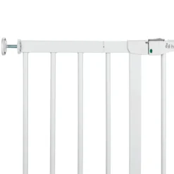 Barrière d'escalier clear step autoclose 2 avec extension +21 cm white