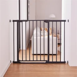 Barrière d'escalier clear step autoclose 2 avec extension +21 cm white