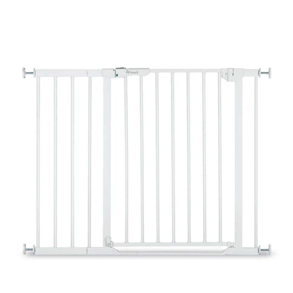 Barrière d'escalier clear step autoclose 2 avec extension +21 cm white