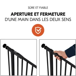 Barrière d'escalier open n stop 2 black