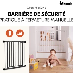 Barrière d'escalier open n stop 2 black