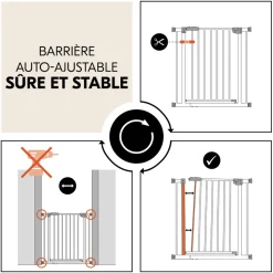 Barrière d'escalier open n stop 2 white