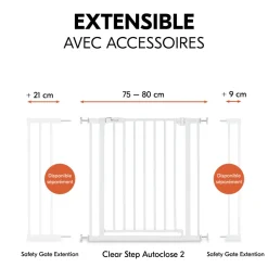 Barrière d'escalier open n stop 2 white