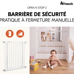 Barrière d'escalier open n stop 2 white
