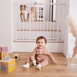 Barrière d'escalier open n stop 2 avec extention +21 cm white