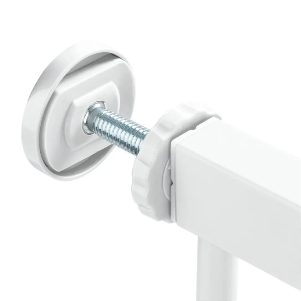 Barrière d'escalier open n stop 2 avec extention +9 cm white