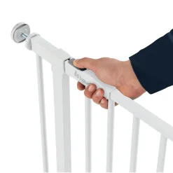 Barrière d'escalier open n stop 2 avec extention +9 cm white