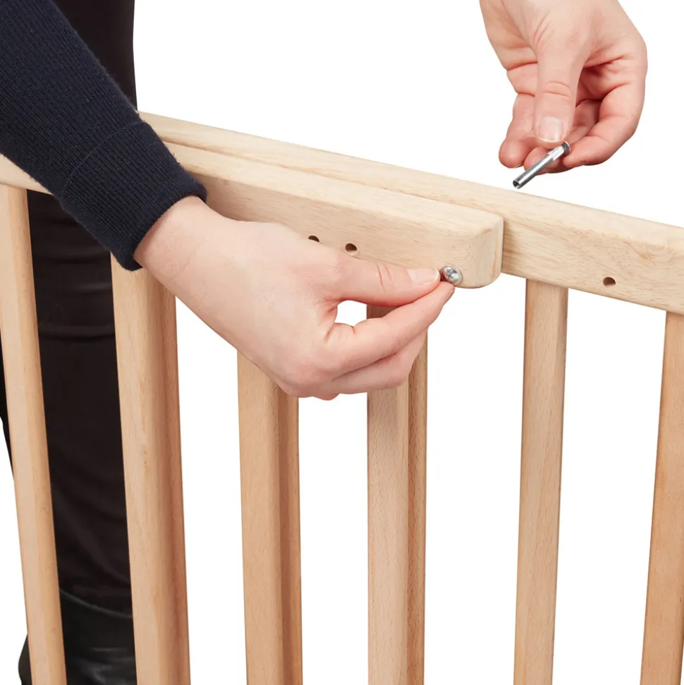 Barrière de sécurité deco pop extensible 63-106 cm fixation vis ou pression naturel