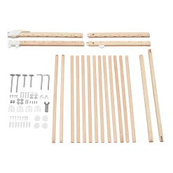 Barrière de sécurité deco pop extensible 63-106 cm fixation vis ou pression naturel