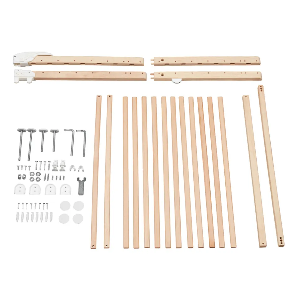 Barrière de sécurité deco pop extensible 63-106 cm fixation vis ou pression naturel