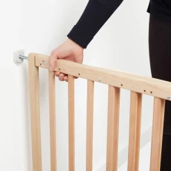Barrière de sécurité deco pop extensible 63-106 cm fixation vis ou pression naturel