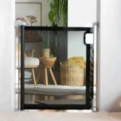 Barrière de sécurité enfant , jusqu'à 136 cm, auto lock, retractable, facile à installer