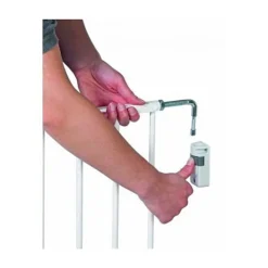 Barrière de sécurité enfant wallfix extending blanche