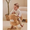 Bascule pour bébé vache fluffy - beige