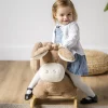 Bascule teddy âne caramel