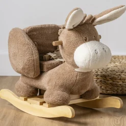 Bascule teddy âne caramel