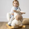 Bascule teddy âne écru