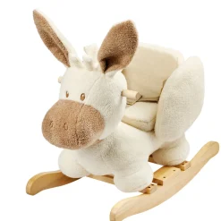 Bascule teddy âne écru