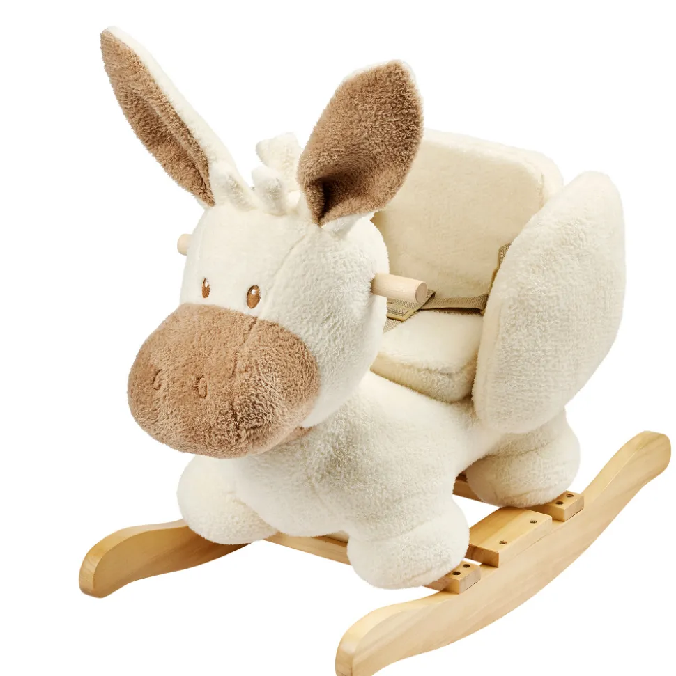 Bascule teddy âne écru